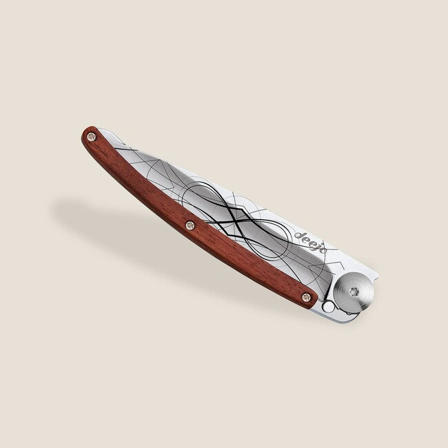 Deejo Tattoo Mirror Schließmesser coralwood Infinity