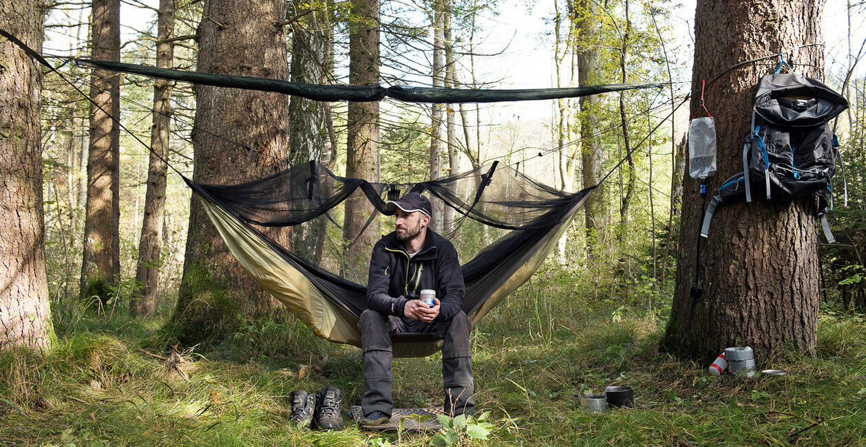 Amazonas tarp sock odkladacia Tasche na hojdaciu Netz