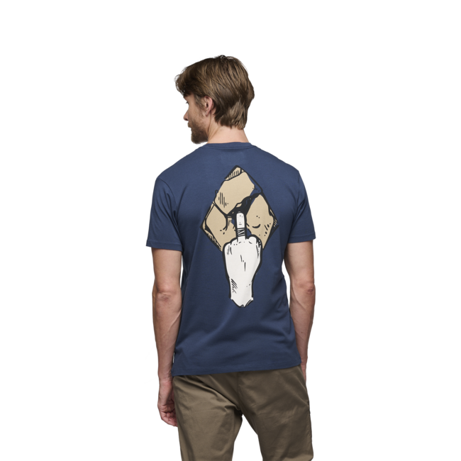 Black Diamond Mono Pocket herren Kurzarm-T-shirt, indigo