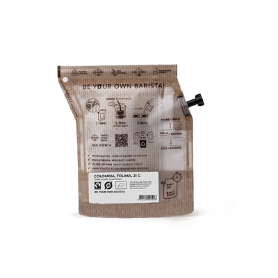 The Brew Company Instantkaffee in Beuteln 22 g Kolumbien, bio