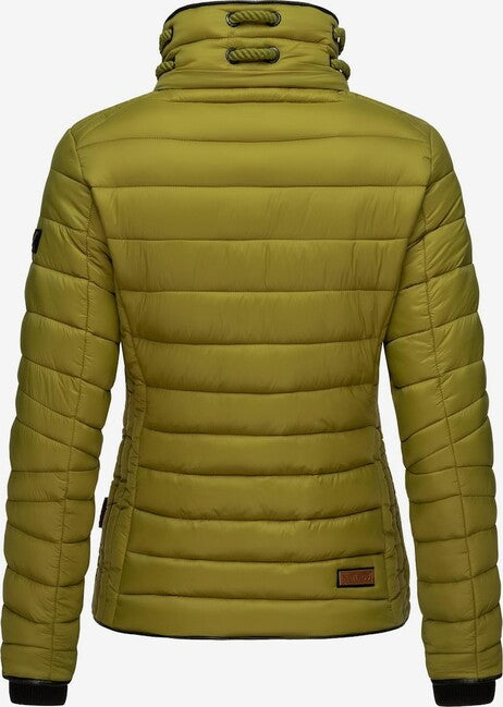 Navahoo Lulana damen Übergangsjacke mit Kapuze, moosgrün
