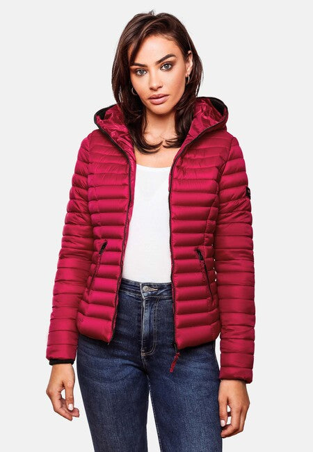 Navahoo Kimuk damen Übergangsjacke mit Kapuze, Fuchsia