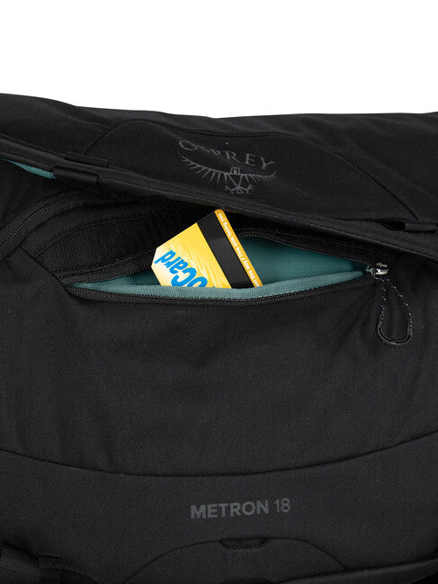 OSPREY METRON MESSENGER umhängetasche, schwarz