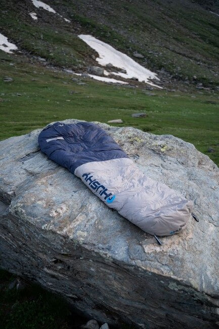 HUSKY Dopy daunen-winterschlafsack -25, blau/grau
