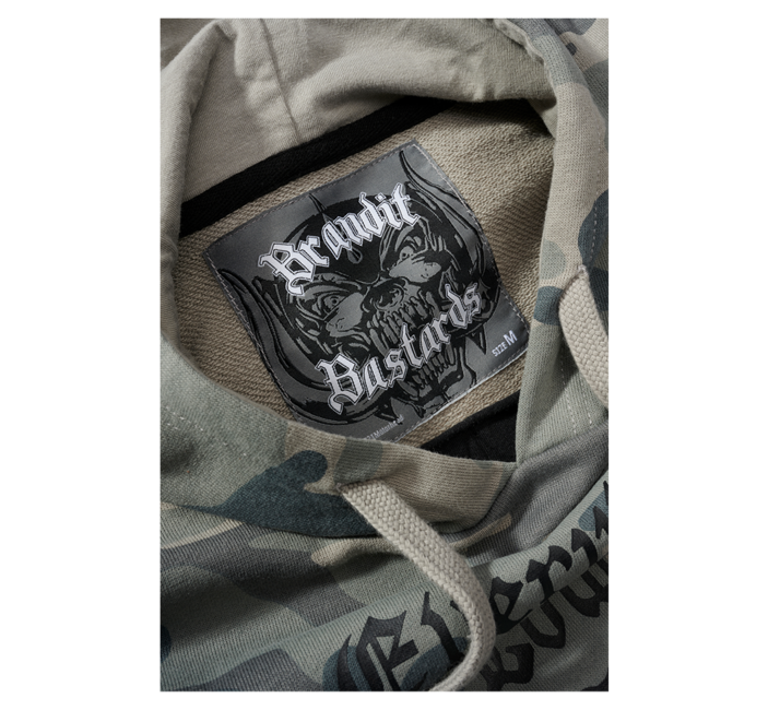 Brandit Motörhead kapuzenpullover, grau camo