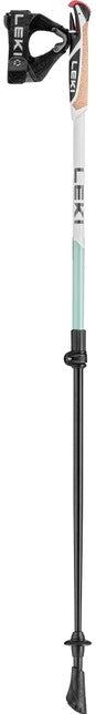 LEKI Spin Shark SL Nordic Walking Stöcke, weiß-rauchgrün-dunkelanthrazit, 100 - 130 cm