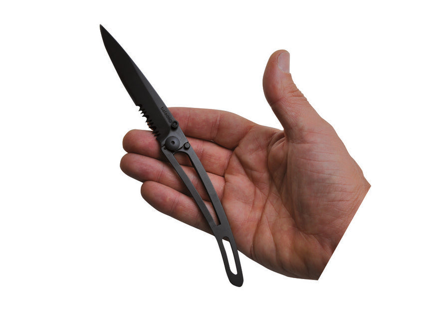 Baladeo ECO130 ultraleichtes Messer ,,34 Gramm,, schwarz