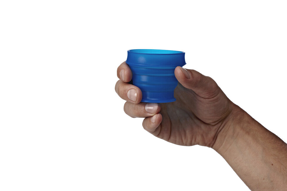 Humangear GoCup Collapsible Travel Cup, 118 ml, Blue