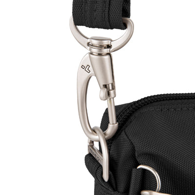 Travelon Crossbody Classic Anti-Diebstahl Umhängetasche Schwarz