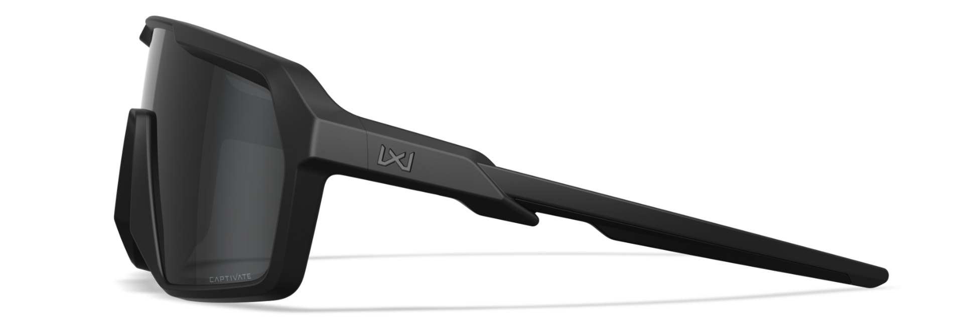 Wiley X Citadel Sunglasses, Captivate Grey/Matte Black