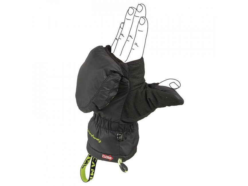 Camp Tempest Mitt EVO isolierte fäustlinge mit scharnier für winterklettern und bergsteigen