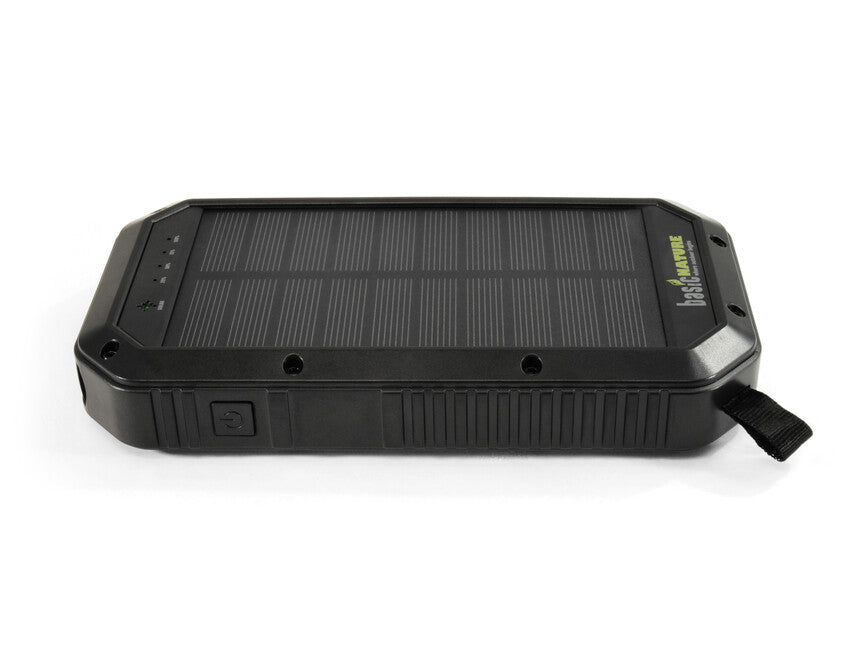 BasicNature 20 20K powerbank mit kabellosem qi-laden und solarpanel