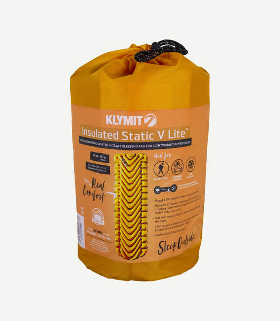 Klymit Izolovana karimatka Static V Lite, mango orange