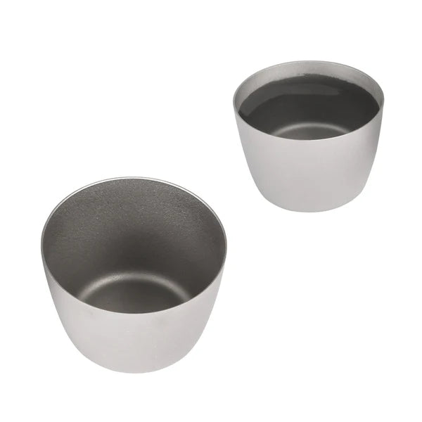 Silverant Doppelwandiger Titanbecher 50 ml, Schnapsglas