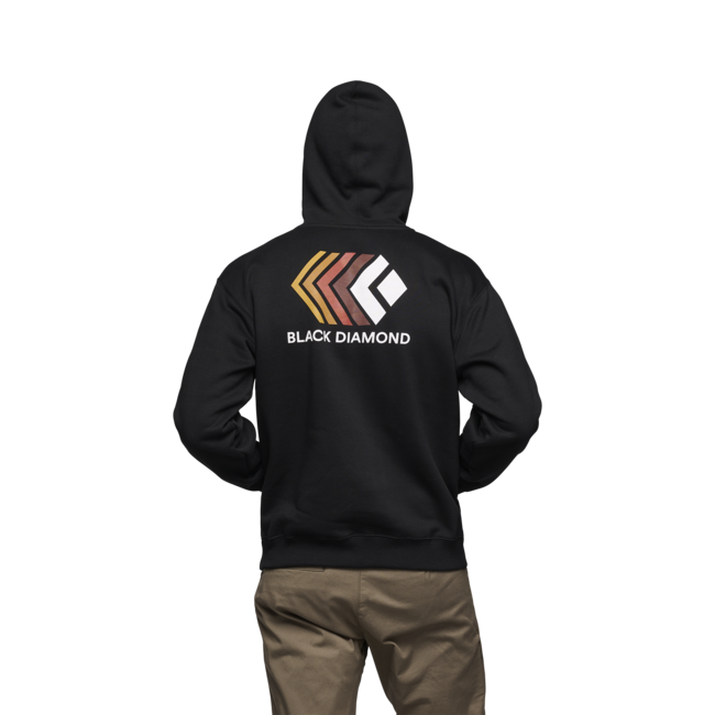 Black Diamond Faded herren Sweatshirt mit Reißverschluss, schwarz