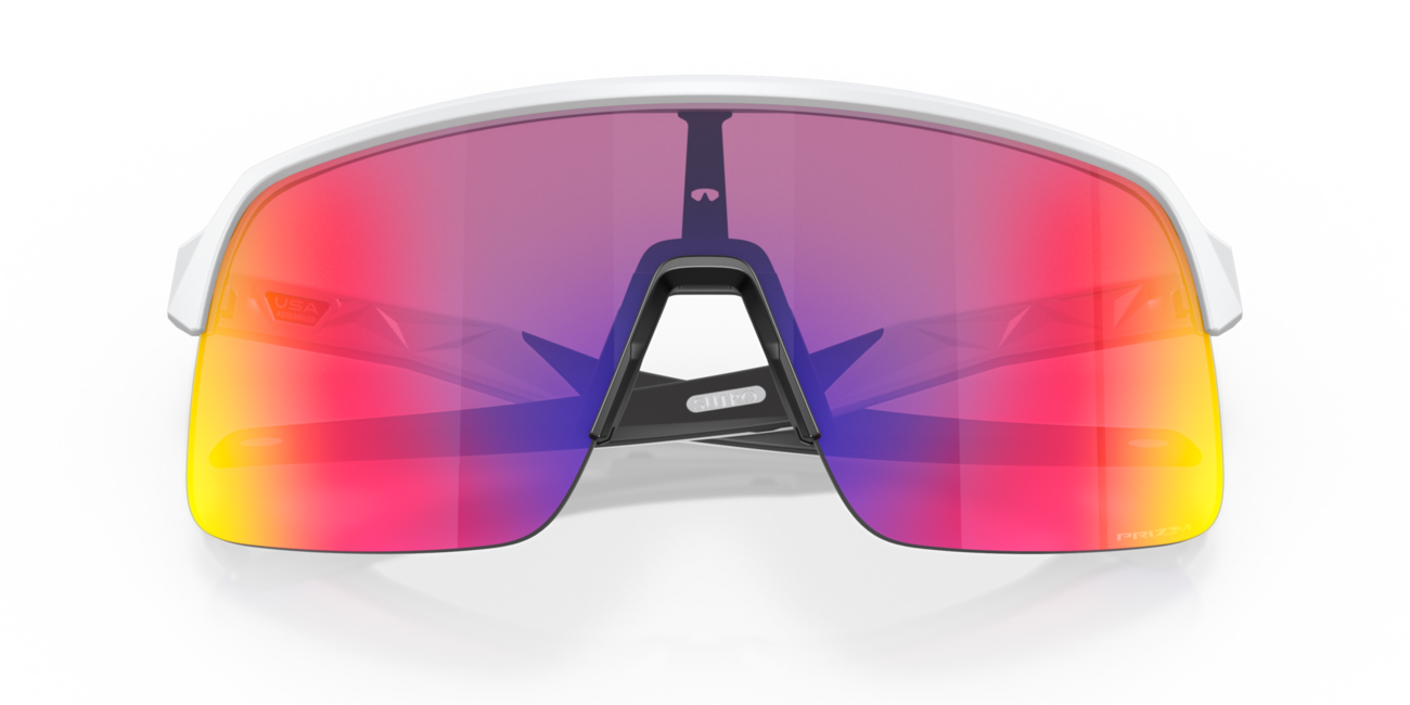 Oakley SUTRO LITE Sonnenbrille mit Rahmen Matte White und mit Dias Prizm Road