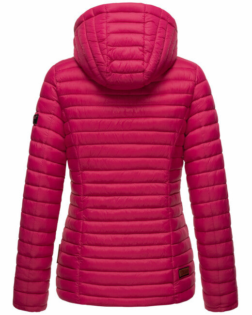 Marikoo ASRAA damen-übergangsjacke mit kapuze, fuchsia