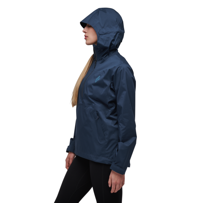 Black Diamond StormLine Stretch Anorak damen-Regenanorak, indigo