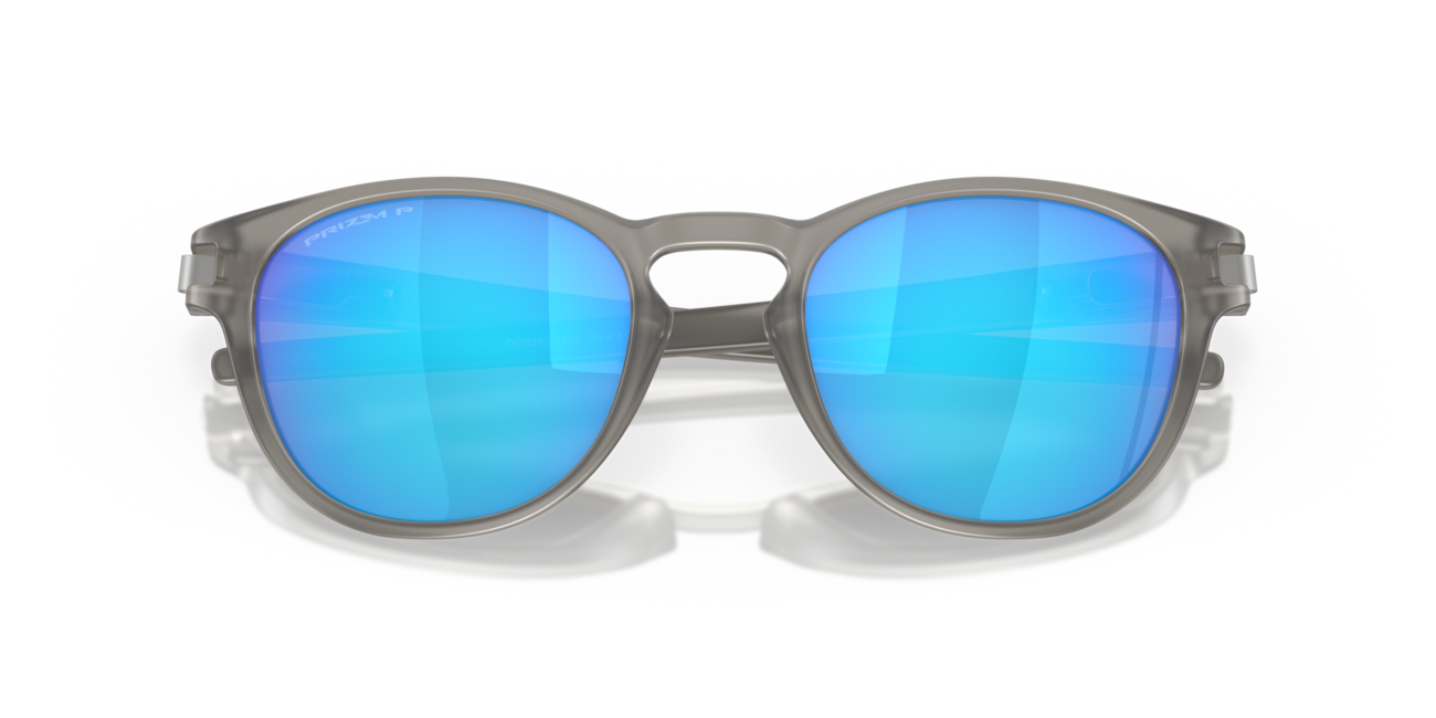 Oakley LATCH Sonnenbrille mit Rahmen Matte Grey Ink und mit Dias Prizm Sapphr Irid Polar 53