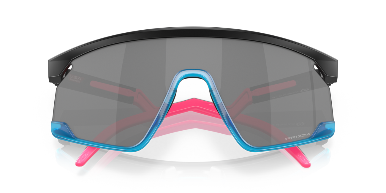 Oakley BXTR Sonnenbrille mit Rahmen Matte Black und mit Dias Prizm Black 39