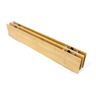 BasicNature Bambus klapptisch 100 x 65 cm