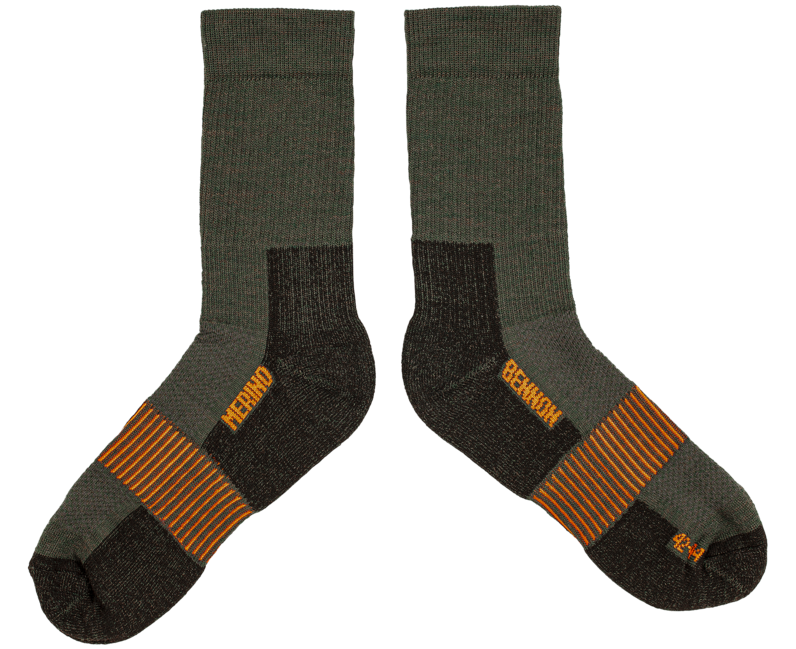 BENNON Merino Trek trekkingsocken, grün