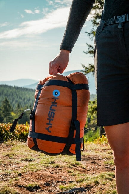 HUSKY Synthetischer Drei-Jahreszeiten-Schlafsack Husky -10, senf