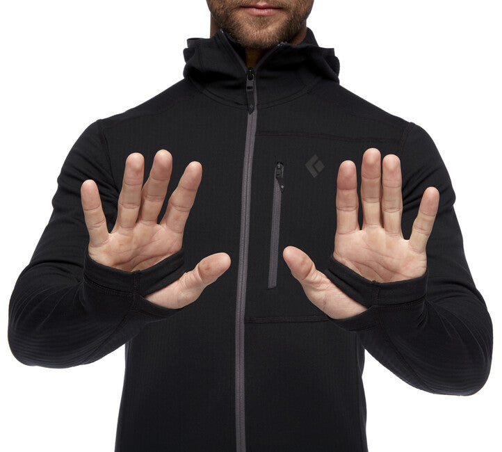 Black Diamond Coefficient herren Sweatshirt, schwarz