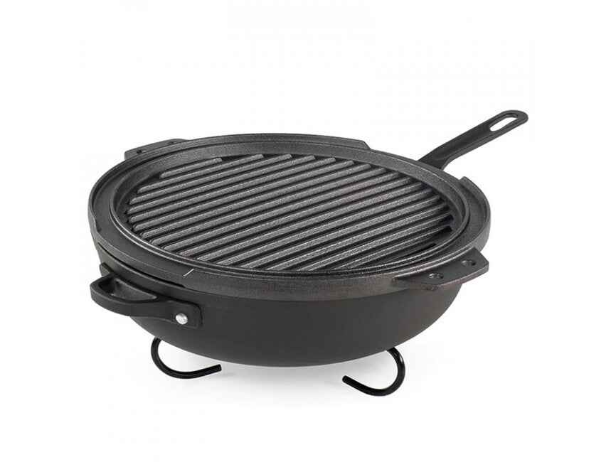GSI Outdoors Guidecast Griddle doppelseitiges gusseisen 300 mm