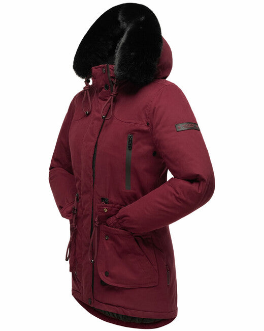 Navahoo Olessaa damen Winterjacke, bordeaux
