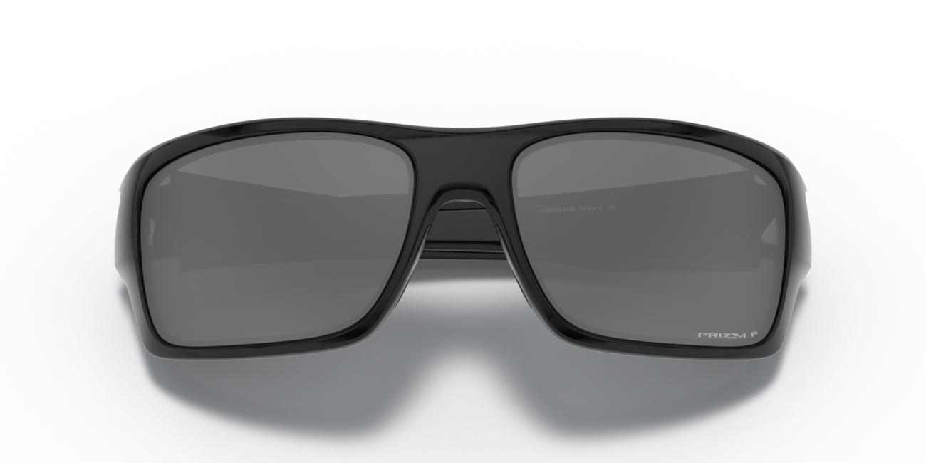Oakley TURBINE Sonnenbrille mit Rahmen Polished Black und mit Dias Prizm Black Polarized 65