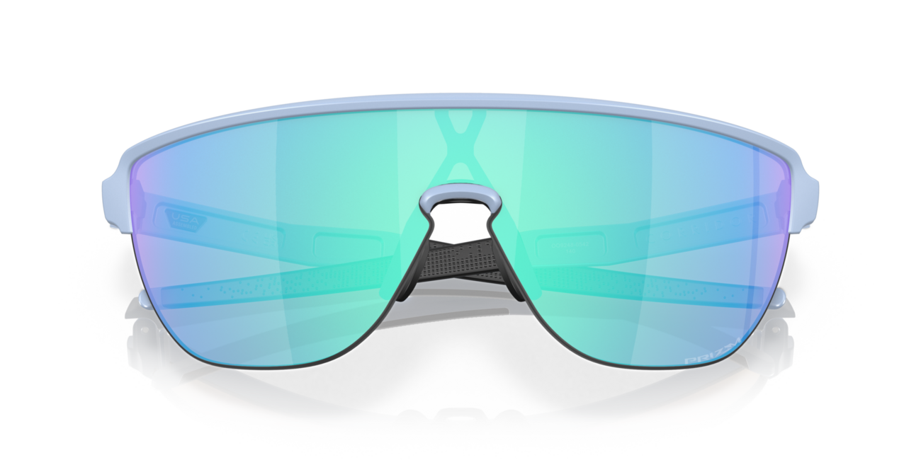 Oakley CORRIDOR Sonnenbrille mit Rahmen matte stonewash und mit dias prizm sapphire 42