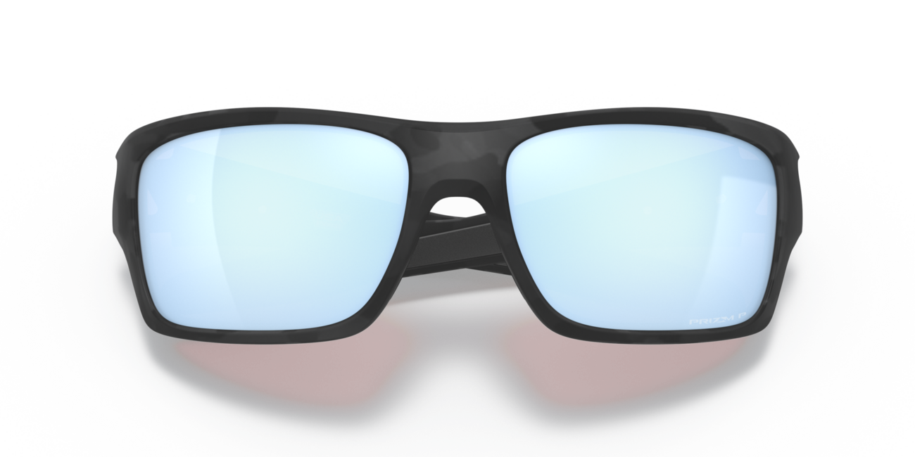 Oakley TURBINE Sonnenbrille mit Rahmen Matte Black Camo und mit Dias Prizm Deep Water Polar 65