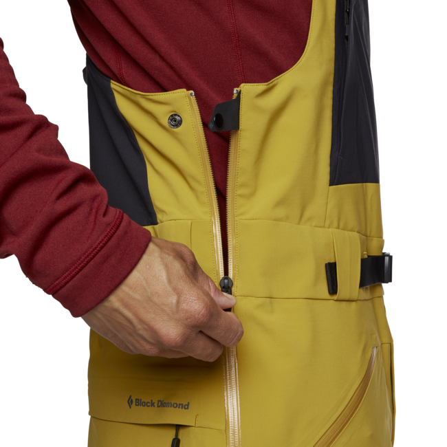 Black Diamond Recon Stretch Bibs, bernstein-schwarz