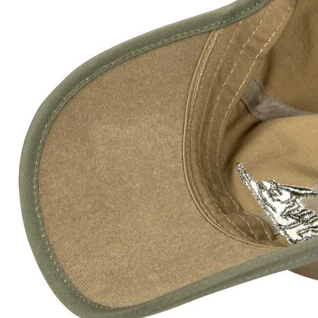Helikon-Tex Kappe mit Logo - PolyCotton Ripstop - Schwarz / Schattengrau B