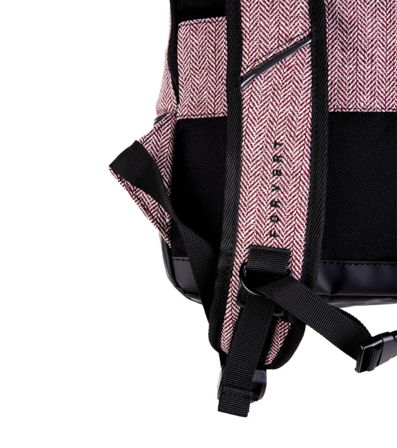Forvert New Lance Rucksack 16L, burgunderfarbener Flanell
