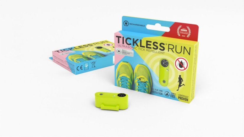 Tickless Run Ultraschall-Zeckenvertreiber, neongelb