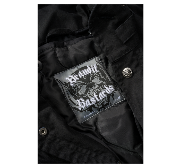Brandit Motörhead M65 Classic jacke, schwarz