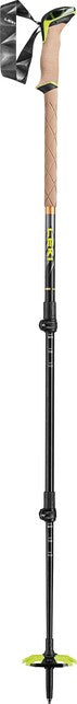 LEKI Sherpa trekkingstöcke dunkel-anthrazit-kupfer-neongelb, 110 - 145 cm