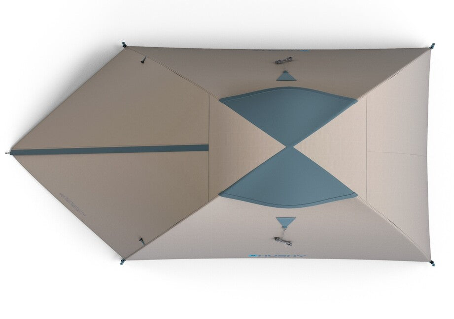 Husky Bizam 2 Classic trekking tent for 2 persons, light grey