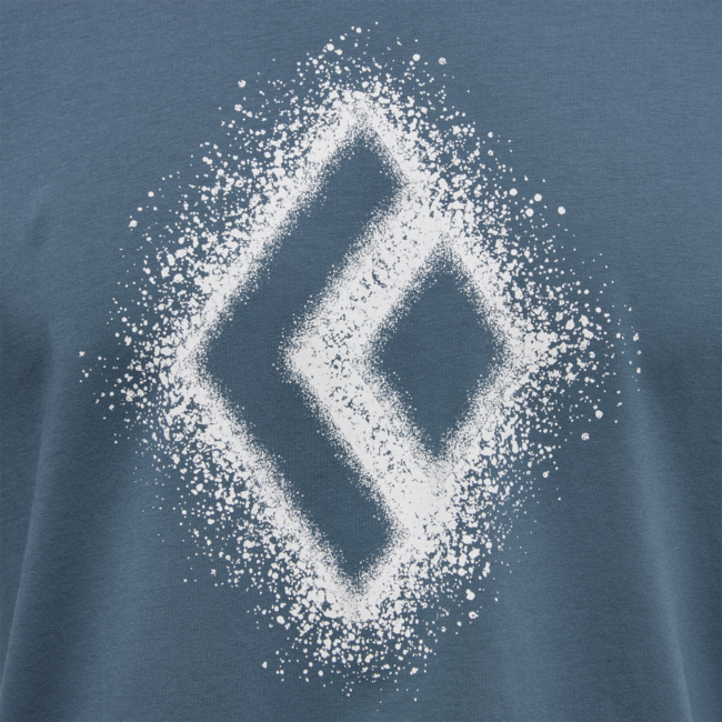 Black Diamond Chalked Up 2.0 herren Kurzarm-T-shirt, creek blue