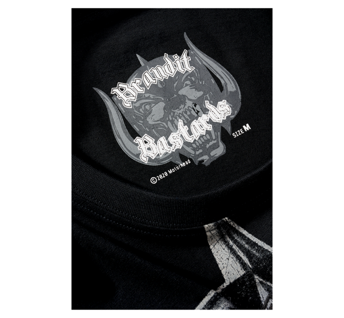 Brandit Motörhead T-shirt warpig druck, schwarz