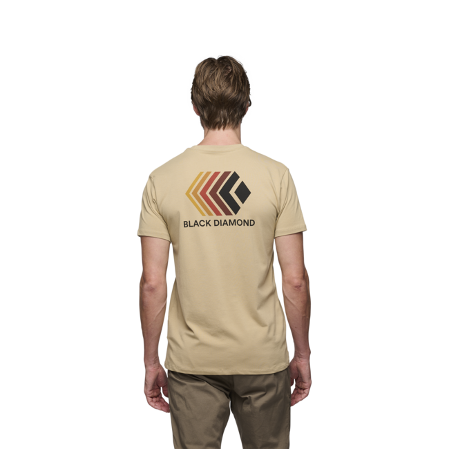 Black Diamond Faded herren kurzarm-T-shirt, khaki