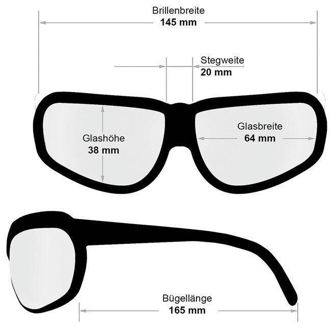 KHS Armadne Sportbrille, dymove