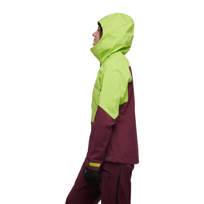 Black Diamond Recon LT Stretch Shell damen-Skijacke, Aloe-Brombeere