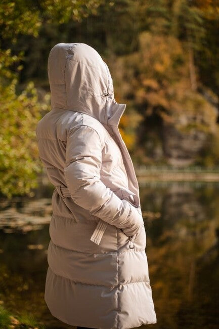HUSKY Nerine hardshell plüschmantel, beige