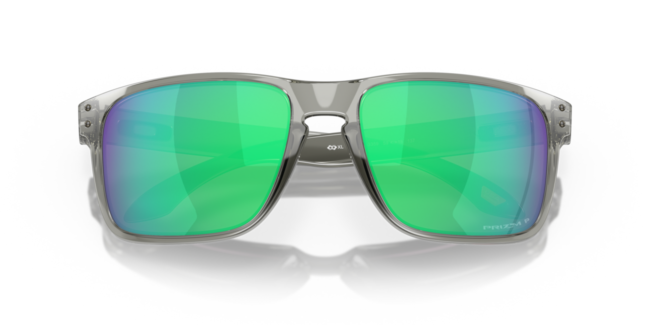 Oakley HOLBROOK XL Sonnenbrille mit Rahmen Grey Ink und mit Dias Prizm Jade Polarized 59