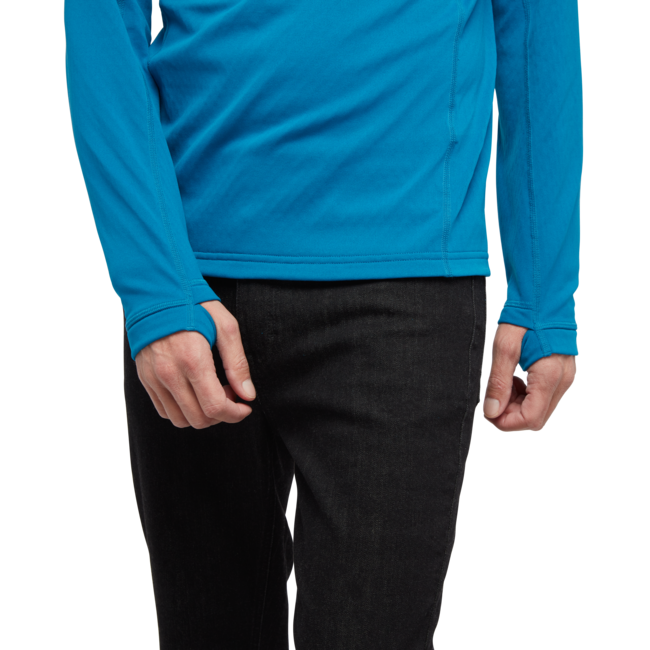 Black Diamond Coefficient herren sweatshirt mit reißverschluss, eisvogel