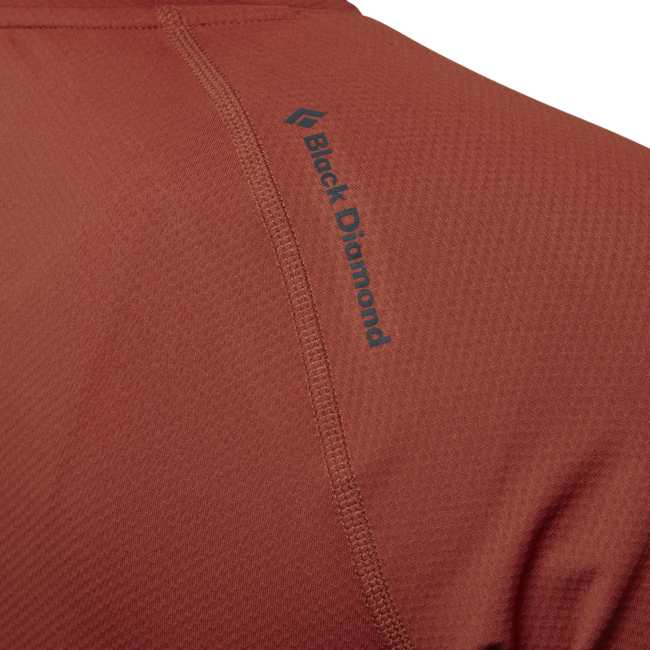 Black Diamond Alpenglow Crew herren Langarm-T-shirt, burnt sienna