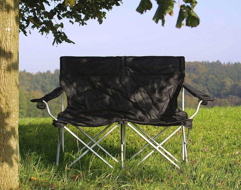 BasicNature Love Seat reisestuhl, schwarz